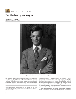 Ian Graham Y Los Mayas