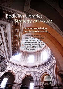 Bodleian Libraries Strategy 2017–2022