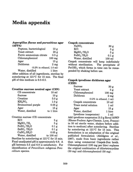Media Appendix