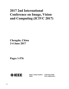2017 2Nd International Conference on Image, Vision and Computing (ICIVC 2017)