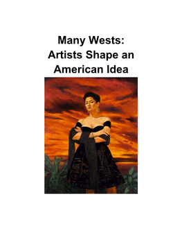 Many Wests: Artists Shape an American Idea