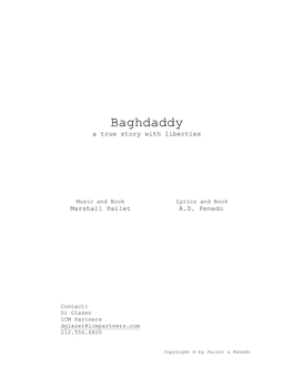 Baghdaddy 2017 - Rehearsal Script