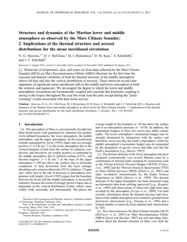 Structure and Dynamics of the Martian Lower and Middle Atmosphere As Observed by the Mars Climate Sounder: 2