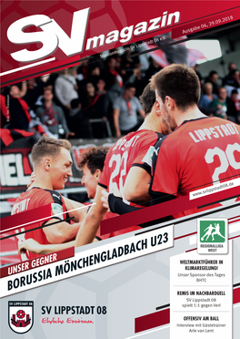 BORUSSIA MÖNCHENGLADBACH U23 REMIS IM NACHBARDUELL SV Lippstadt 08 Spielt 1:1 Gegen Verl