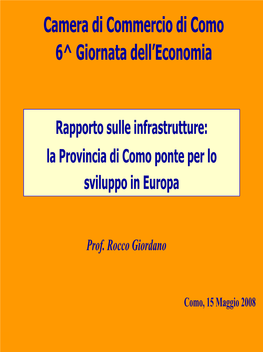 Il Costo Esterno Degli Incidenti Stradali