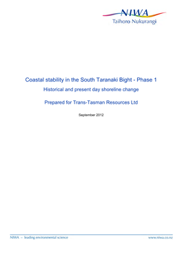 Coastal Stability Report V9 Phase 1 FINAL