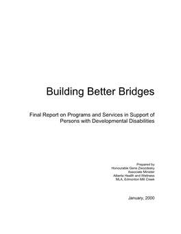 Building Better Bridges