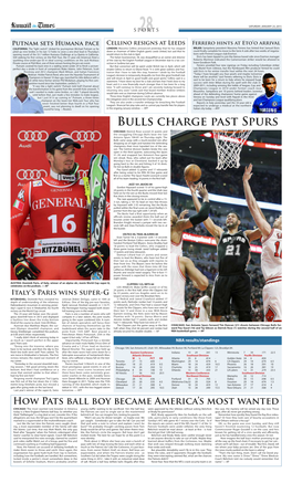 Bulls Charge Past Spurs