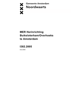 MER Herinrichting Buiksloterham/Overhoeks Te Amsterdam