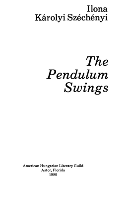 The Pendulum Swings