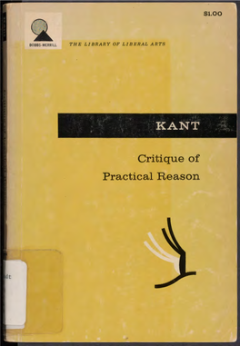 Critique of Practical Reason