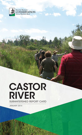 Castor RIVER Subwatershed Report Card