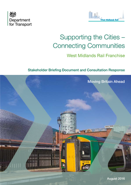 West Midlands Rail Franchise: Stakeholder Briefing Document And