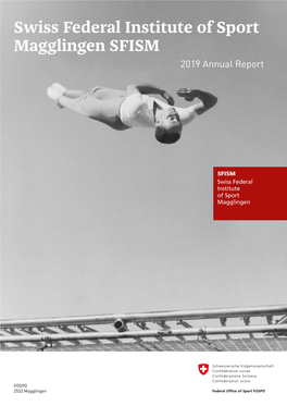 Swiss Federal Institute of Sport Magglingen SFISM – 2019 Annual