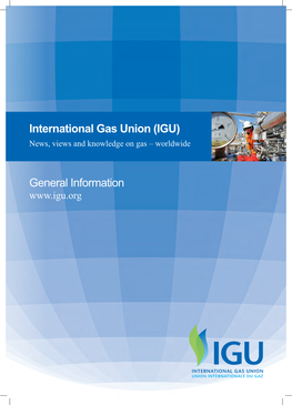 IGU) News, Views and Knowledge on Gas – Worldwide