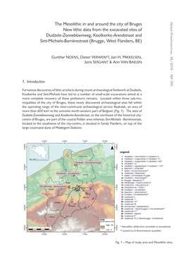 The Mesolithic in and Around the City of Bruges New Lithic Data from The