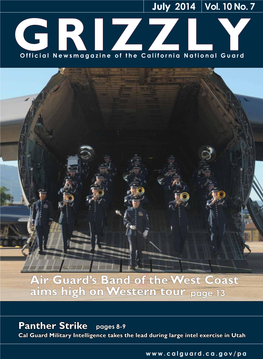 Air Guard's Band of the West Coast Aims High on Western Tour Page 13