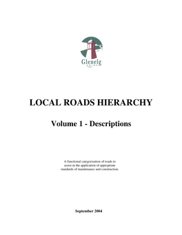 Local Roads Hierarchy