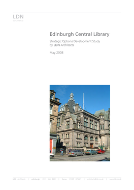 Edinburgh Central Library Strategic Options Development Study by LDN Architects