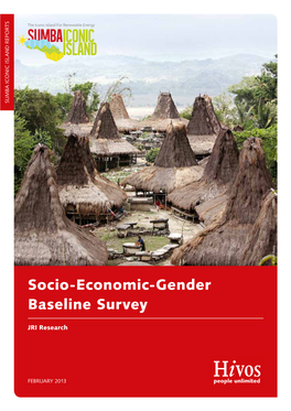 Socio-Economic-Gender Baseline Survey, 2012 1