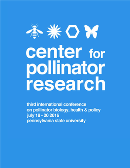 Center for Pollinator Research Conference Book