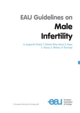 EAU Guidelines on Male Infertility 2018