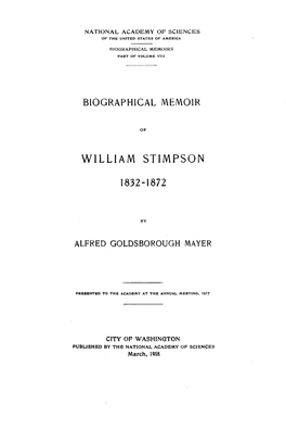 William Stimpson