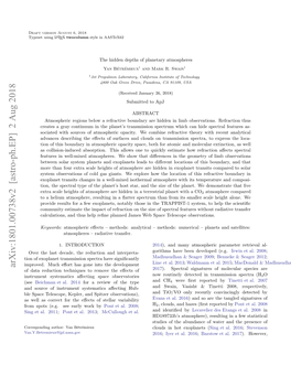 The Hidden Depths of Planetary Atmospheres