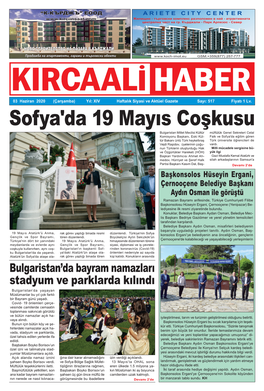 Sofya'da 19 Mayıs Coşkusu