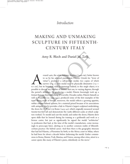 Making and Unmaking Sculpture in Fifteenth- Century Italy