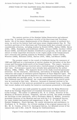 Structure of the Eastern Hualpai Indian