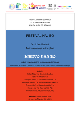 Festival Naj Bo Igrivo Naj Bo