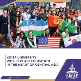 Kimep University World-Class Education in the Heart of Central Asia