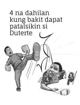 4 Na Dahilan Kung Bakit Dapat Patalsikin Si Duterte