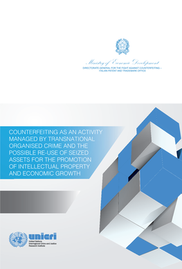 Ministry of Economic Development DIRECTORATE-GENERAL for the FIGHT AGAINST COUNTERFEITING – ITALIAN PATENT and TRADEMARK OFFICE