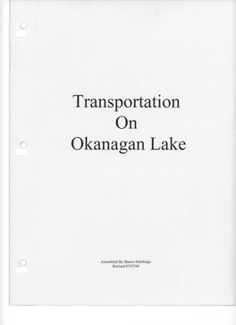 Okanagan Lake Transportation