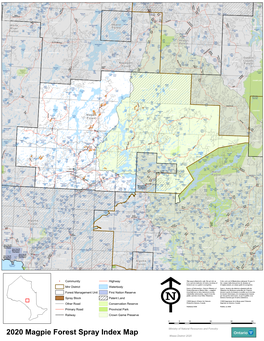 Community Mnr District Forest Management Unit Spray Block