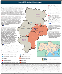 Ukraine SITREP 3-26-15