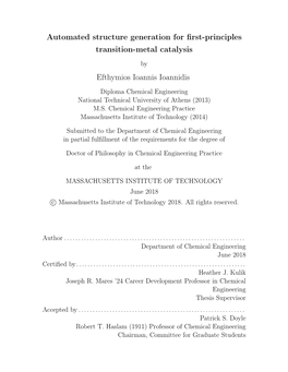 Automated Structure Generation for First-Principles Transition-Metal