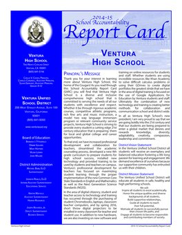 Report Cardpublished January 2016