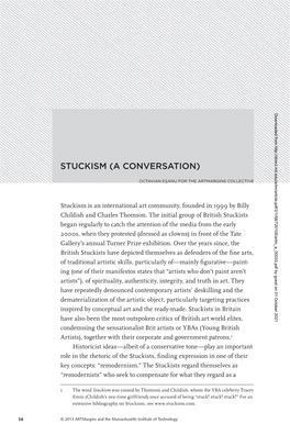 Stuckism (A Conversation)