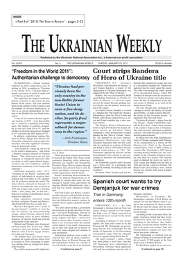 The Ukrainian Weekly 2011, No.4