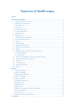 Features of Han&Xiongnu