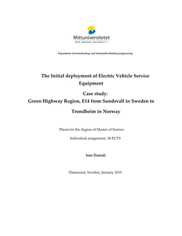 Green Highway Region, E14 from Sundsvall in Sweden To