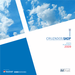 Cruzados Sadp Oferta De Acciones 1 Prospecto