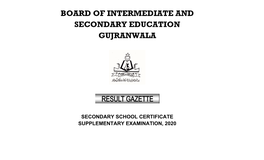 Board of Intermediate and Secondary Education Gujranwala