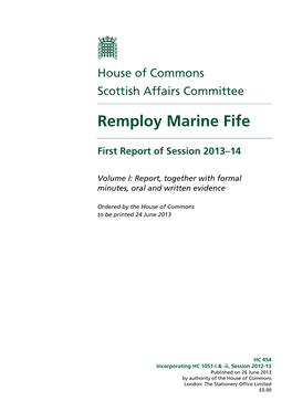 Remploy Marine Fife