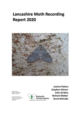 Lancashire Moth Recording Report 2020