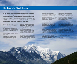 De Tour Du Mont Blanc