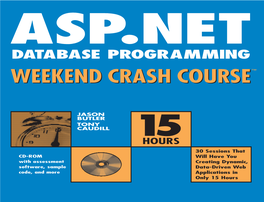 ASP.NET Database Programming Weekend Crash Course™